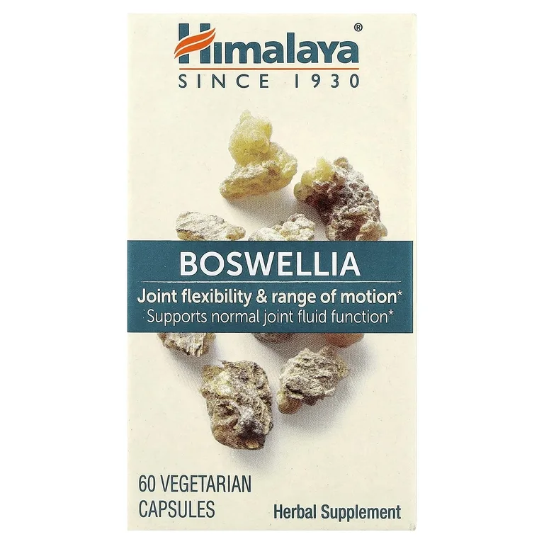 Himalaya, Экстракт индийского ладана (boswellia serrata), 60 вегетарианских капсул (125 мг на капсулу)