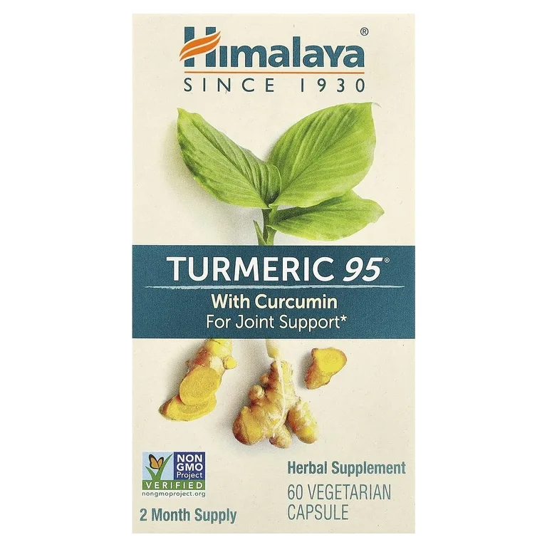 Himalaya, экстракт корня куркумы (curcuma longa), 60 вегетарианских капсул