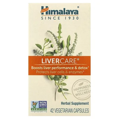 Himalaya, LiverCare, 42 вегетарианские капсулы