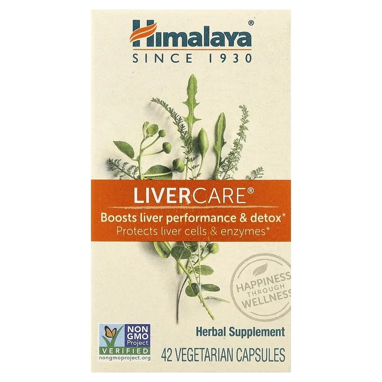Himalaya, LiverCare, 42 вегетарианские капсулы