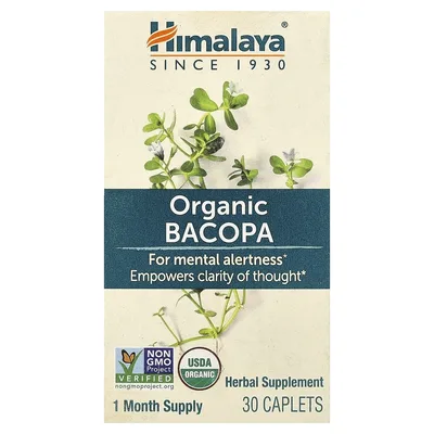 Himalaya, Органическая бакопа, 30 капсул