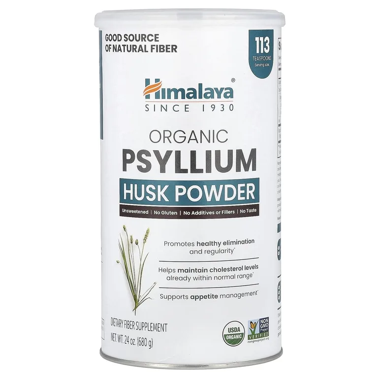 Himalaya, Порошок из органической шелухи семян подорожника, 680 г (24 унции)