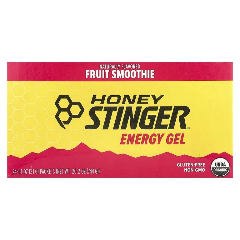 Honey Stinger, Energy Gel, фруктовый смузи, 24 пакетика по 31 г (1,1 унции)