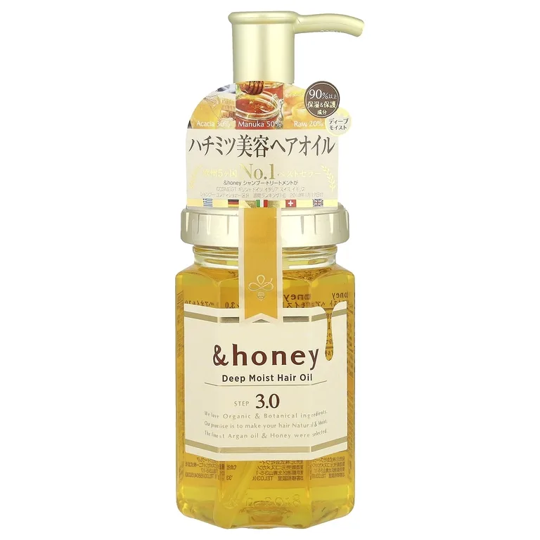 &honey, Увлажняющее масло для волос, мед из болгарской дамасской розы, 100 м (3,4 унции)