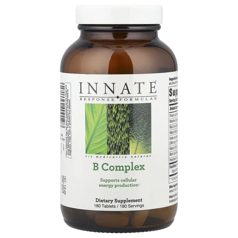 Innate Response Formulas, комплекс витаминов группы B, 180 таблеток