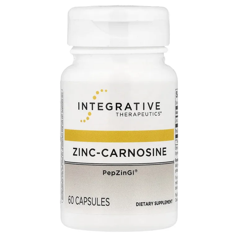 Integrative Therapeutics, Цинк и карнозин, 60 капсул