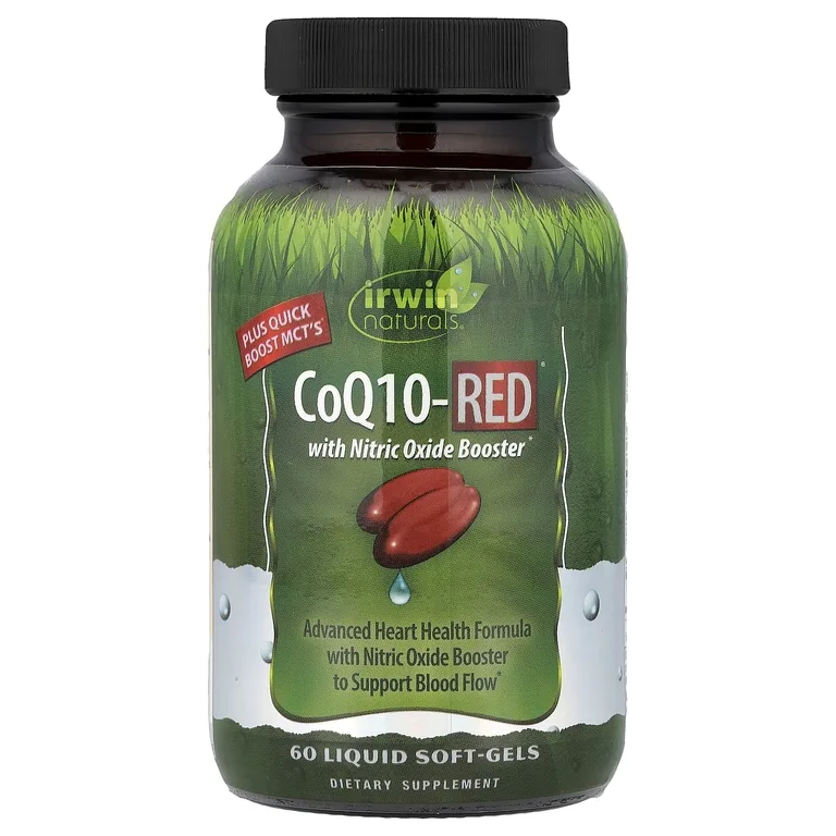 Irwin Naturals, Коэнзим Q10, 60 желатиновых капсул