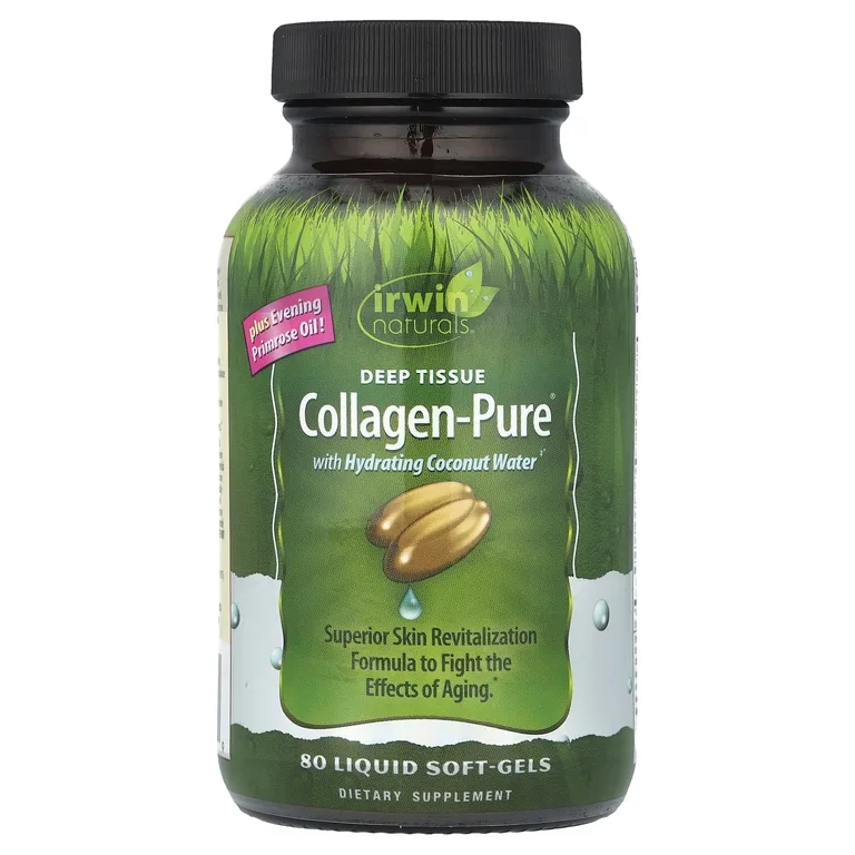 Irwin Naturals, коллаген, 80 желатиновых капсул