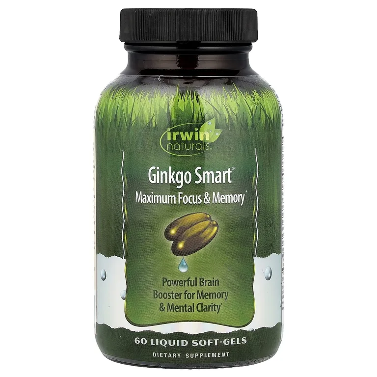 Irwin Naturals, комплекс для повышения концентрации и памяти, 60 желатиновых капсул с жидкостью