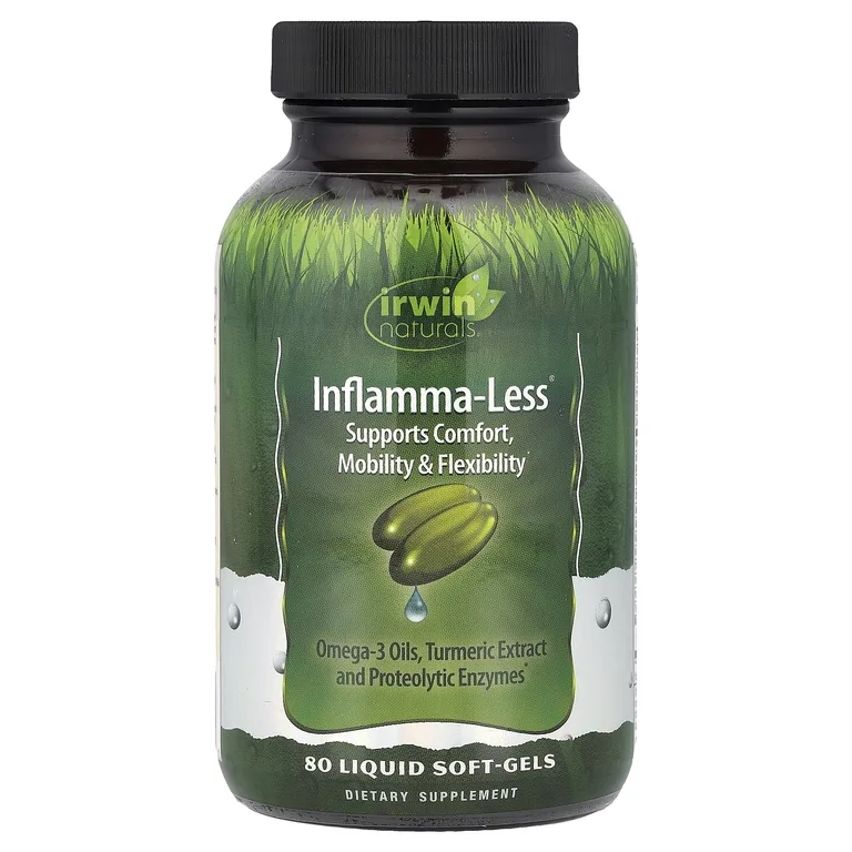Irwin Naturals, комплекс для снижения воспаления в организме, 80 гелевых капсул