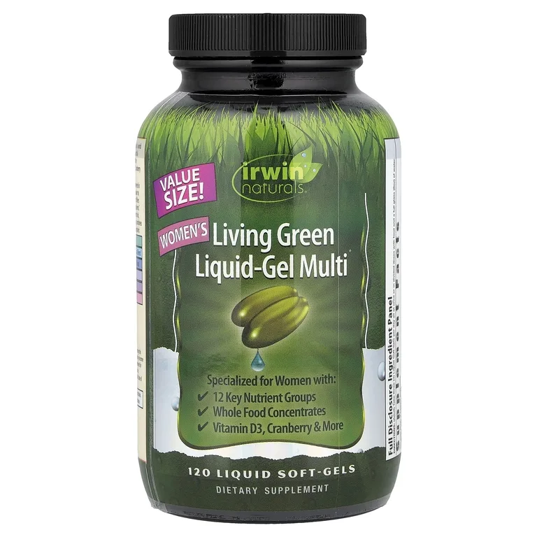 Irwin Naturals, мультивитаминная добавка для женщин, 120 желатиновых капсул