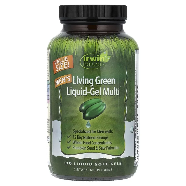 Irwin Naturals, мультивитаминный комплекс для мужчин, 120 желатиновых капсул