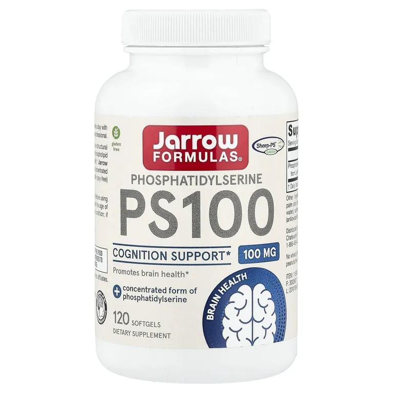 Jarrow Formulas, Фосфатидилсерин, 100 мг, 120 капсул