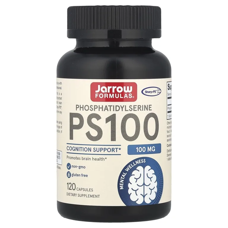 Jarrow Formulas, фосфатидилсерин, 100 мг, 120 капсул