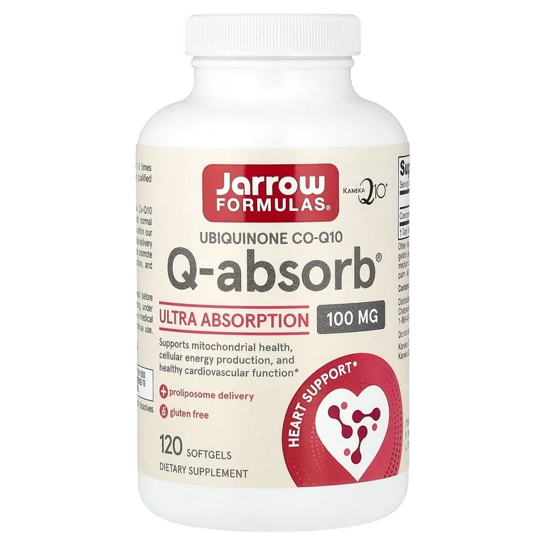 Jarrow Formulas, Коэнзим Q10 (убихинон), 100 мг, 120 желатиновых капсул