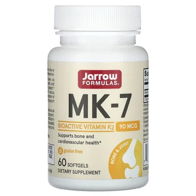 Jarrow Formulas, менахинон-7, 90 мкг, 60 капсул