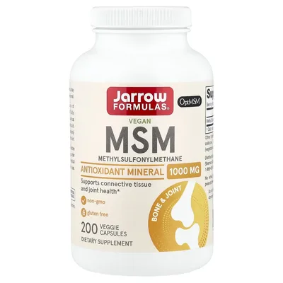 Jarrow Formulas, МСМ, 1000 мг, 200 растительных капсул