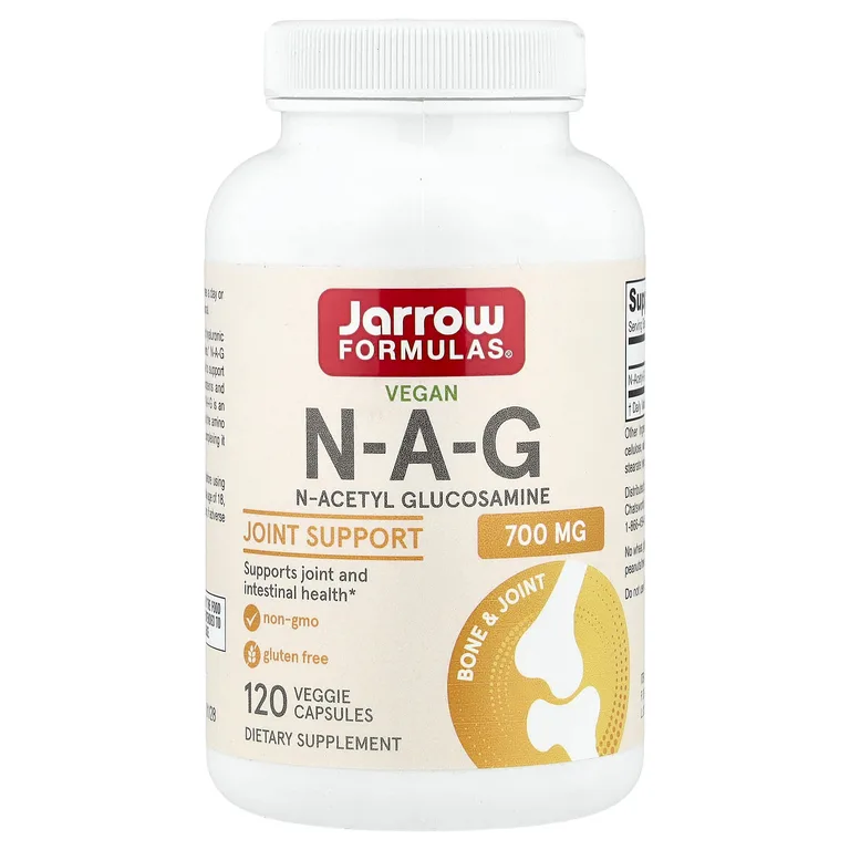 Jarrow Formulas, N-ацетилглюкозамин, 700 мг, 120 растительных капсул