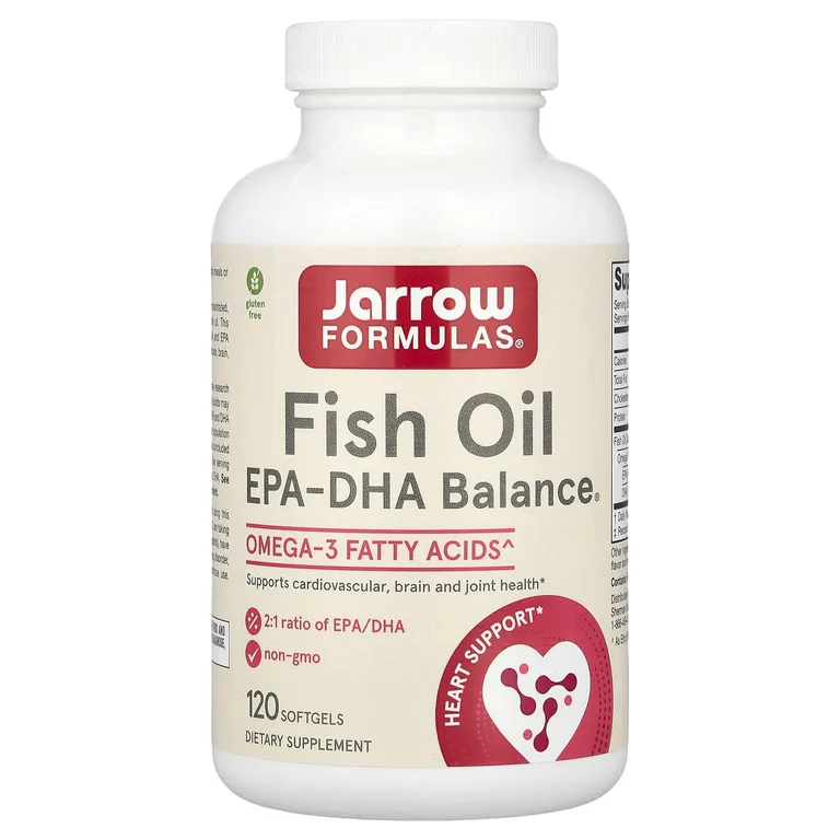 Jarrow Formulas, рыбий жир с ЭПК и ДГК, 120 капсул