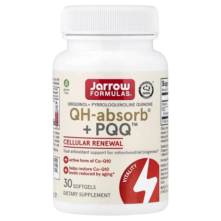 Jarrow Formulas, Убихинол + пирролохинолинхинон, 30 капсул