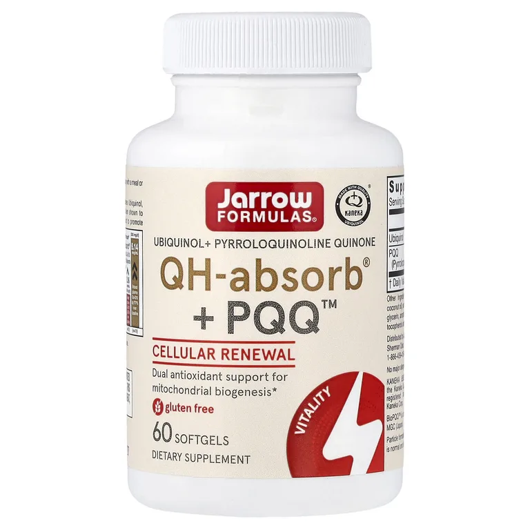 Jarrow Formulas, Убихинол + пирролохинолинхинон, 60 капсул
