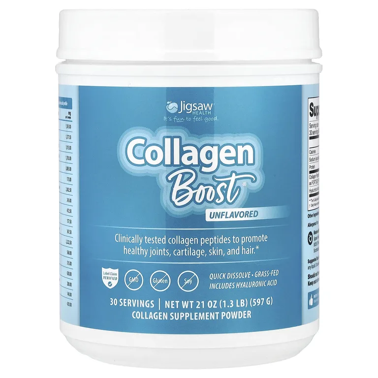 Jigsaw Health, Collagen Boost® без вкуса, 597 г