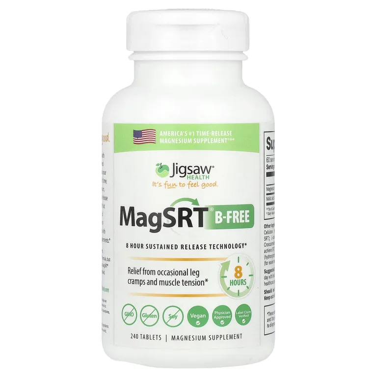 Jigsaw Health, MagSRT®, магний без витаминов группы B, 240 таблеток