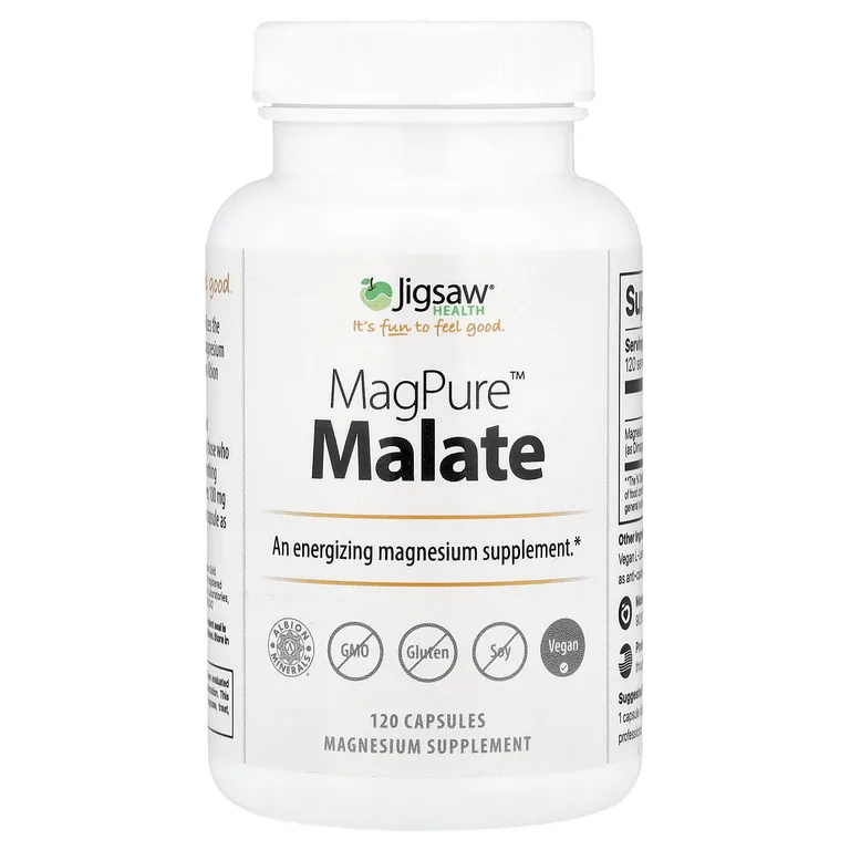 Jigsaw Health, малат MagPure™, 120 капсул (100 мг в 1 капсуле)