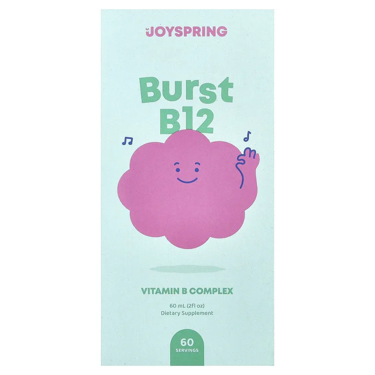 JoySpring, Burst B12, комплекс витаминов группы B, 60 мл (2 жидк. унции)