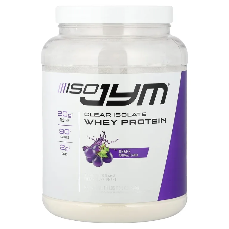 JYM Supplement Science, Clear Isolate Whey Protein, виноград, 1,1 фунта (18,3 унции)