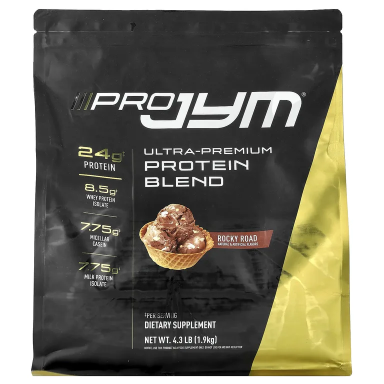 JYM Supplement Science, Pro JYM®, протеиновая смесь ультрапремиального качества, Rocky Road, 1,9 кг (4,3 фунта)