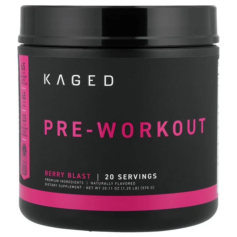 Kaged, предтренировочный комплекс, со вкусом ягод, 570 г (1,25 фунта)