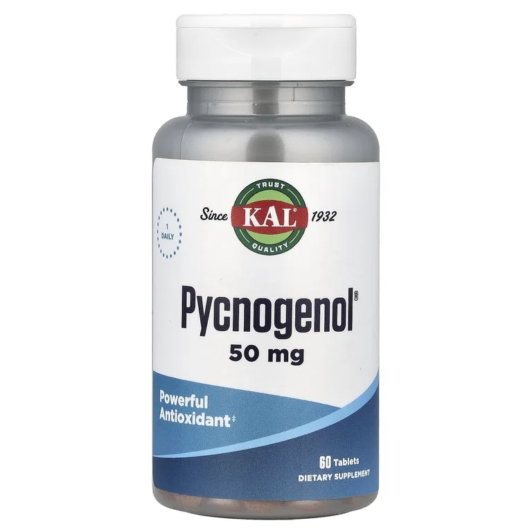 KAL, Pycnogenol®, 50 мг, 60 таблеток