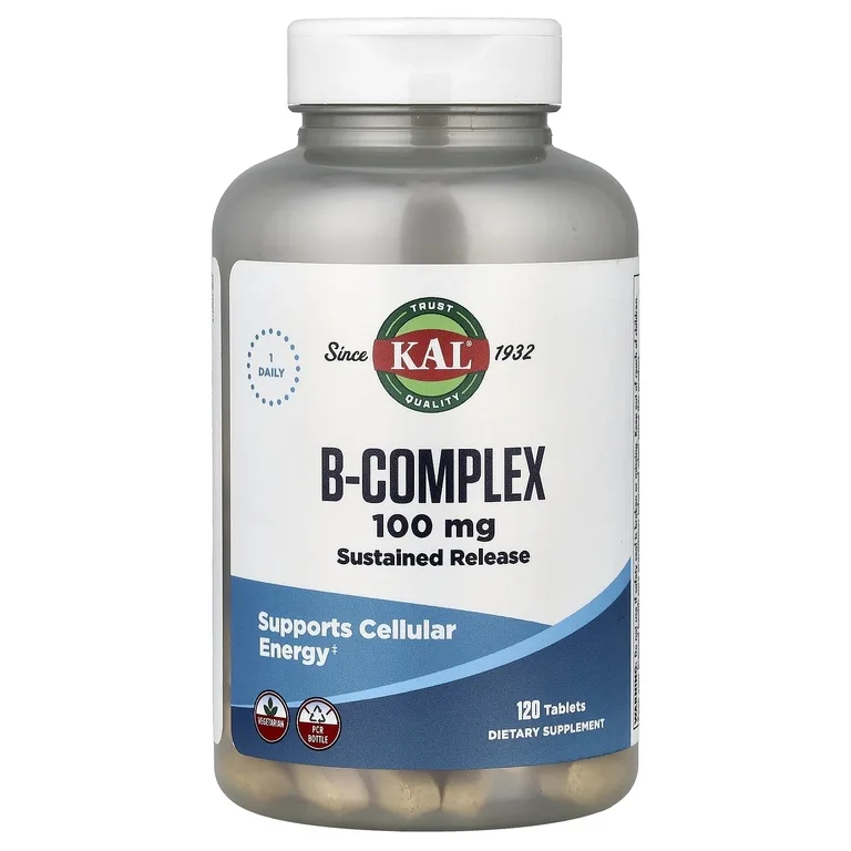 KAL, витамины группы B, 100 мг, 120 таблеток