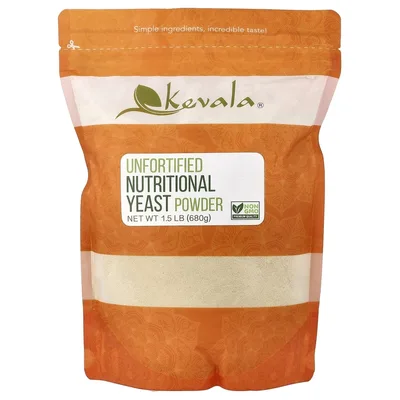 Kevala, Порошок не обогащенных пищевых дрожжей, 680 г (1,5 фунта)