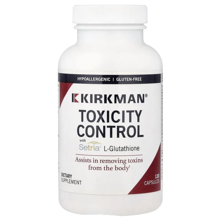 Kirkman Labs, контроль токсичности с L-глутатионом Setria®, 120 капсул