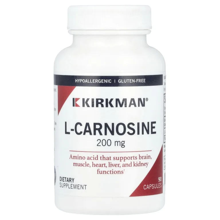 Kirkman Labs, L-карнозин, 200 мг, 90 капсул