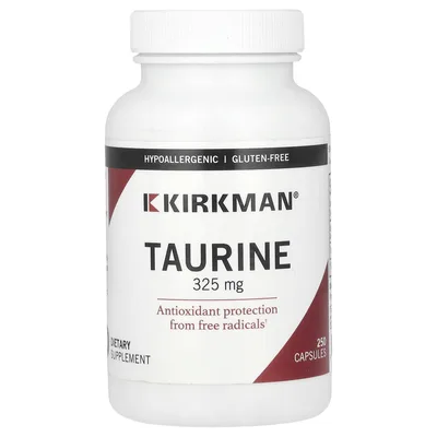 Kirkman Labs, таурин, 325 мг, 250 капсул