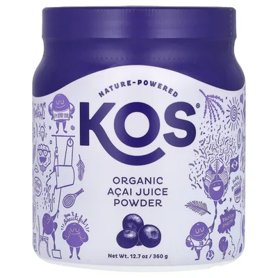 KOS, Органический порошок сока асаи, 360 г (12,7 унции)