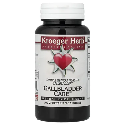 Kroeger Herb Co, добавка для пищеварения, 100 вегетарианских капсул