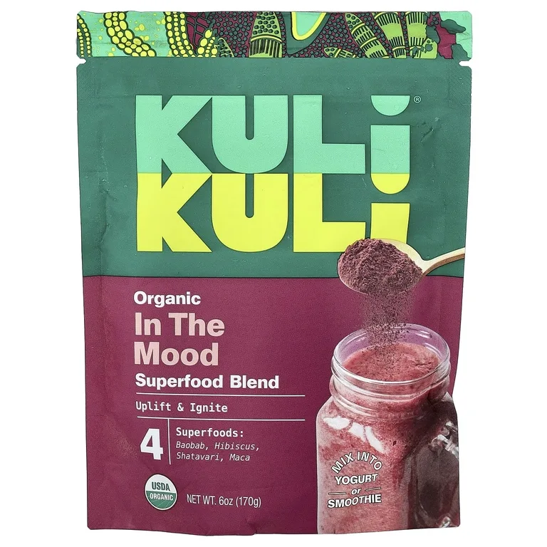 Kuli Kuli, органическая смесь суперфудов, для настроения, 170 г (6 унций)