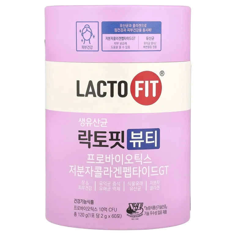 Lactofit, Пробиотик, красота, 60 стиков (2 г) каждый