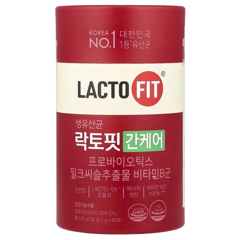 Lactofit, Пробиотик, поддержка печени, 60 стиков (2 г) каждый
