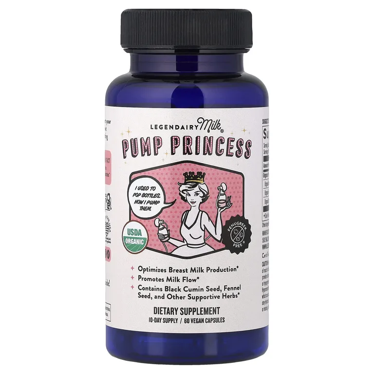 Legendairy Milk, Pump Princess, 60 веганских капсул