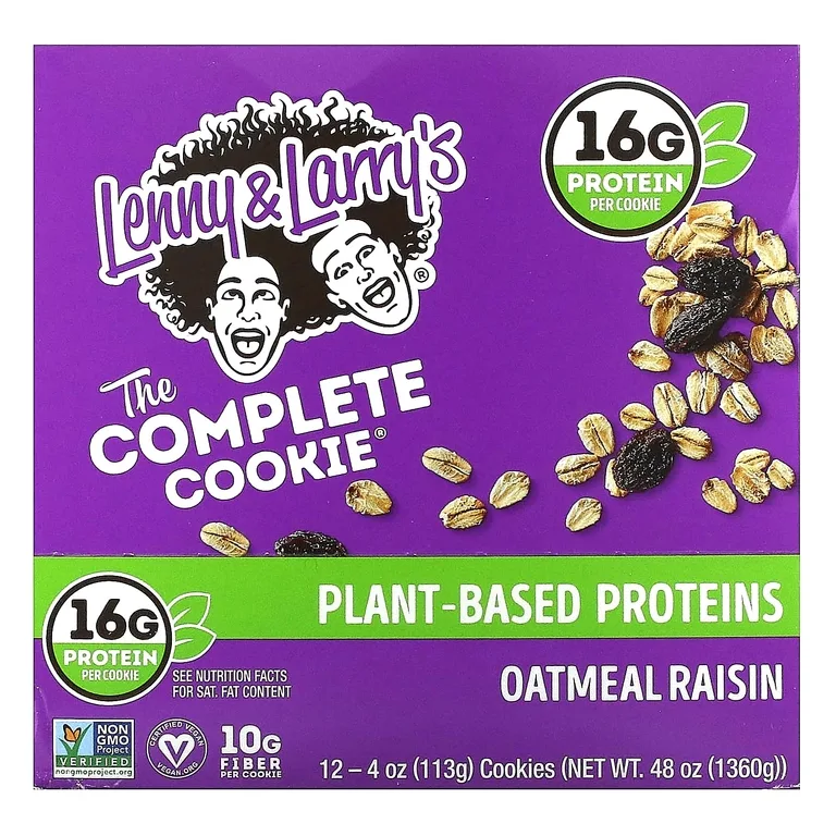 Lenny & Larry's, овсяное печенье с изюмом, 12 печений, 113 г (4 унции)