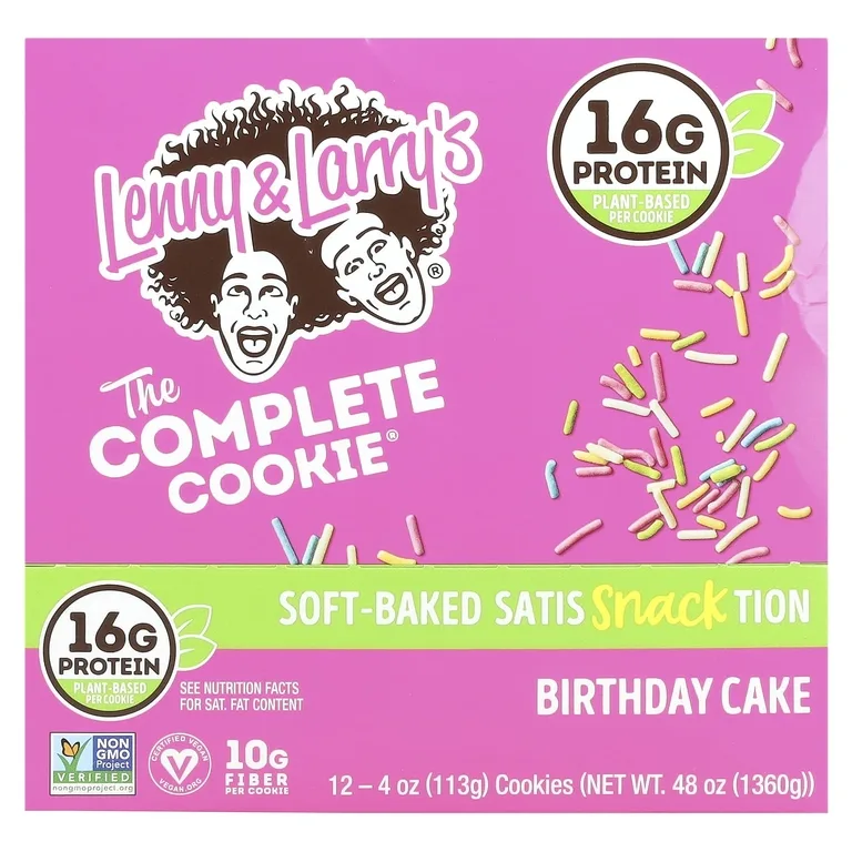Lenny & Larry's, печенье, праздничный торт, 12 печений, 113 г (4 унции)