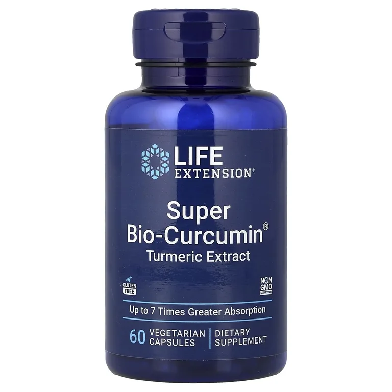 Life Extension, экстракт куркумы, 60 вегетарианских капсул