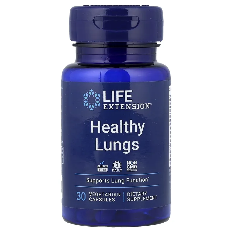 Life Extension, Healthy Lungs, 30 вегетарианских капсул