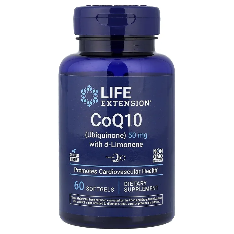Life Extension, коэнзим Q10 с d-лимоненом, 60 капсул