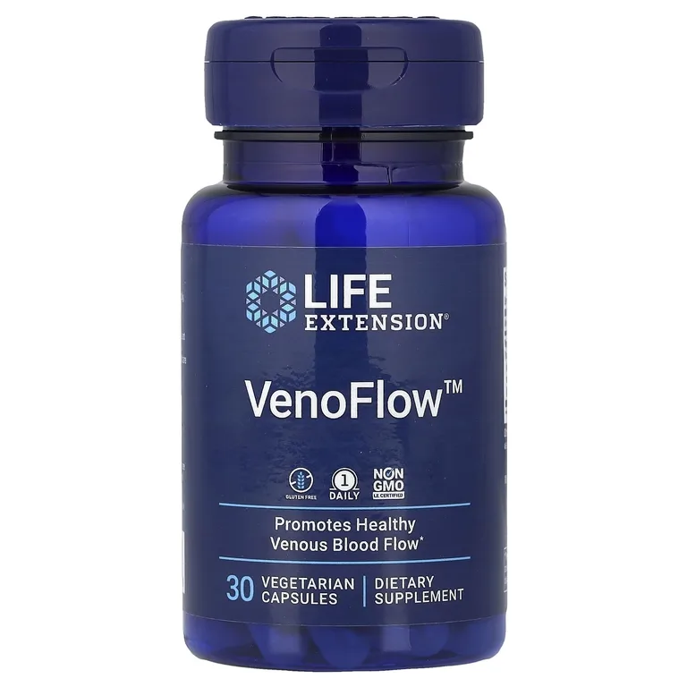 Life Extension, комплекс для поддержки здорового кровотока и работы сосудов, 30 растительных капсул